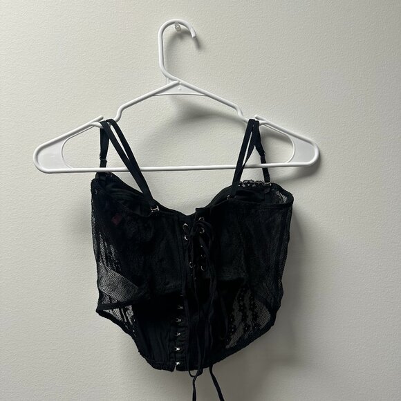 Edikted Black Corset Top - Picture 3 of 3